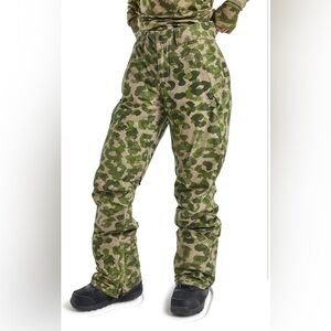 NEW Burton womens Powline Gore-tex 2l Insulated Pants Small Green Snow Pants